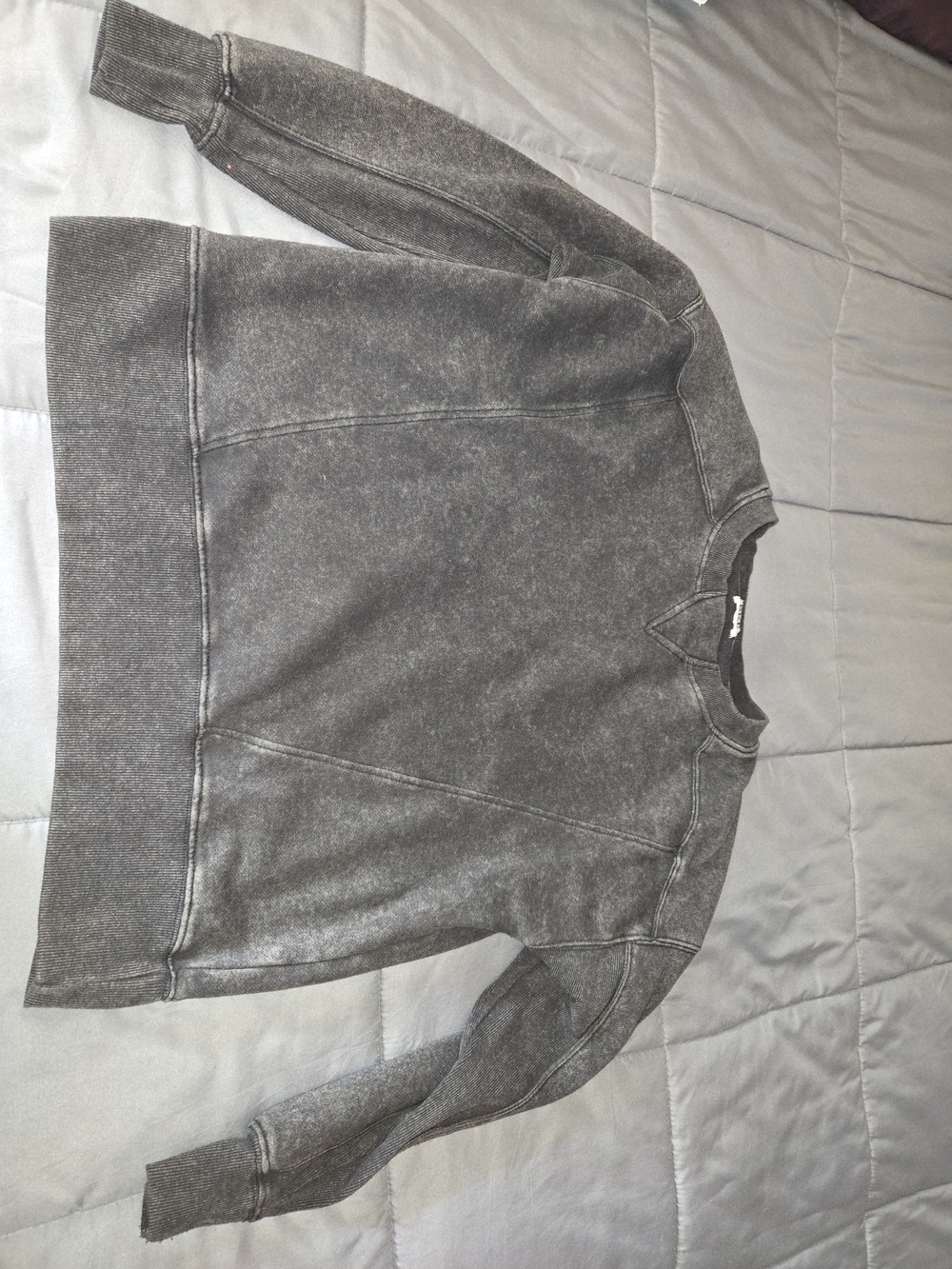 BKE Black and White Label Knit Sweatshirt
